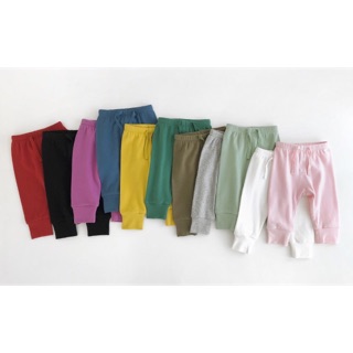 Quần cotton dài cho bé trai bé gái