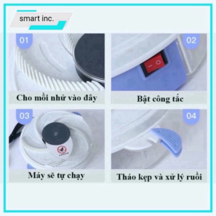 Máy Bắt Ruồi Tự Động Dụng Cụ Bẫy Ruồi Muỗi Thông Minh Cho Gia Đình