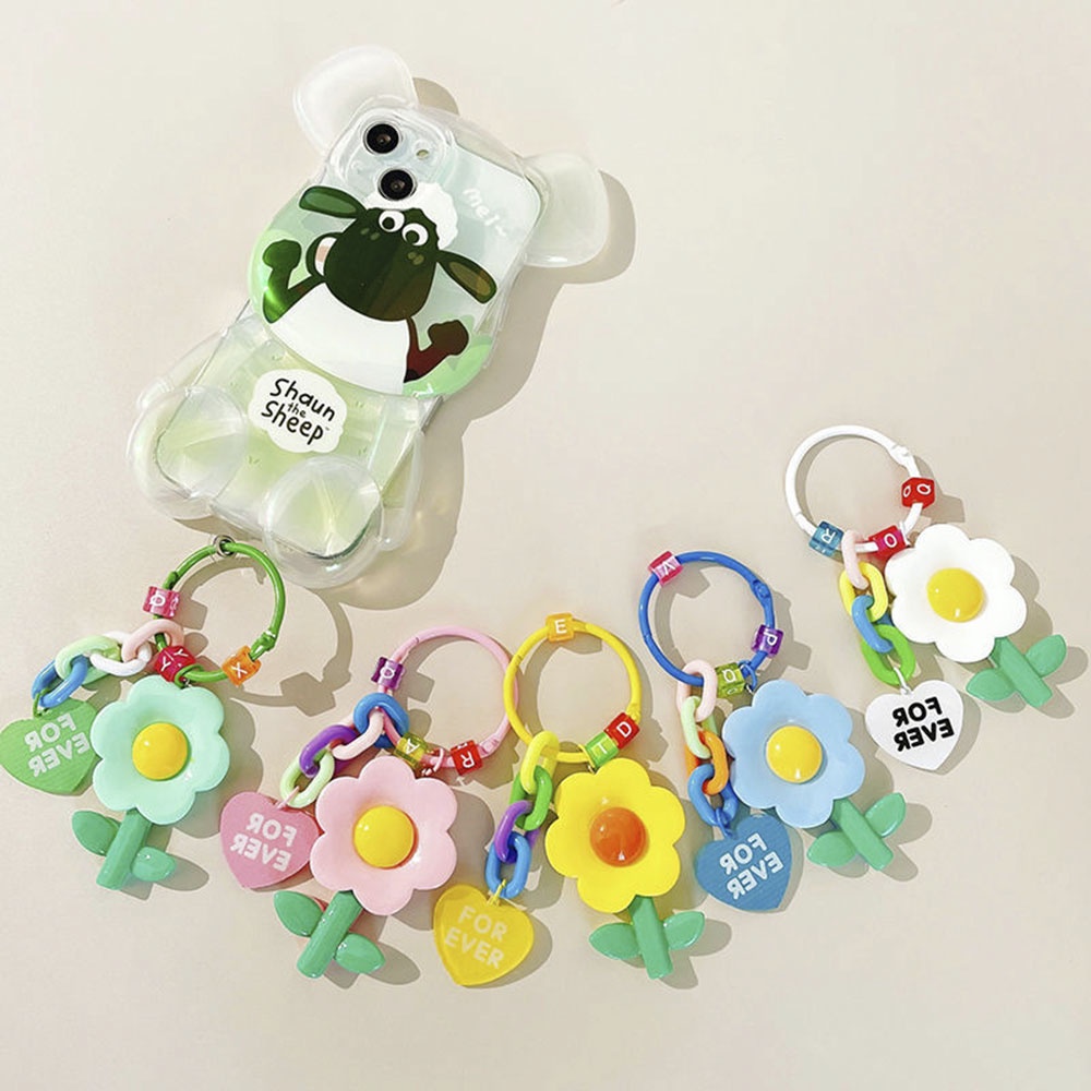 Cod Qipin INS Dây Đeo Điện Thoại Ngắn Xỏ Hạt Nhiều Màu Sắc Cầm Tay Thông Dụng