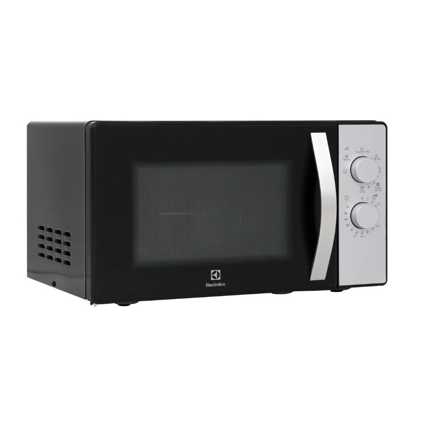 [CHÍNH HÃNG BH 24 THÁNG] LÒ VI SÓNG CÓ NƯỚNG ELECTROLUX EMG23K38GB 23L -  5 MỨC CÔNG SUẤT - ĐA DẠNG MENU (Màu bạc)