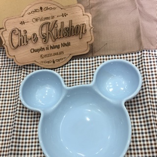 Bát Gốm sứ Mickey xanh