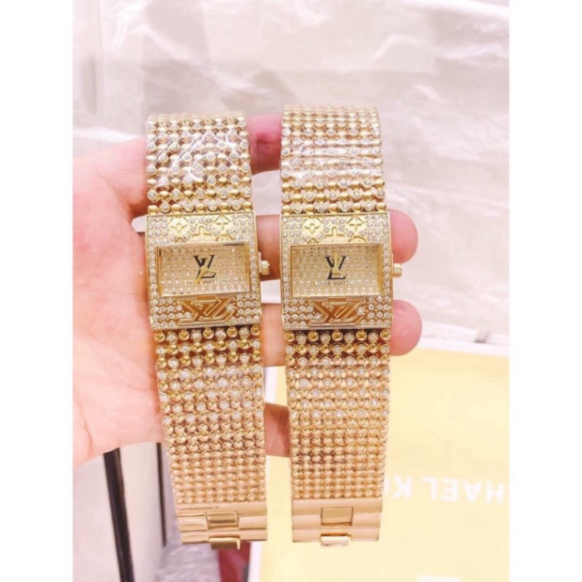 Đồng hồ nữ LV bảng dây kim loại ko rỉ thiết kế tinh tế hợp thời trang, chống nước, bảo hành 12 tháng, tuyển sỉ | BigBuy360 - bigbuy360.vn