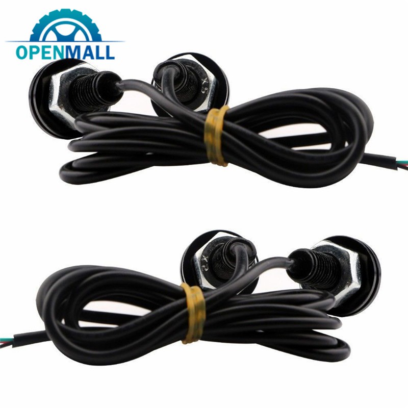 Set 2 đèn LED mắt đại bàng 12SMD cho xe ô tô