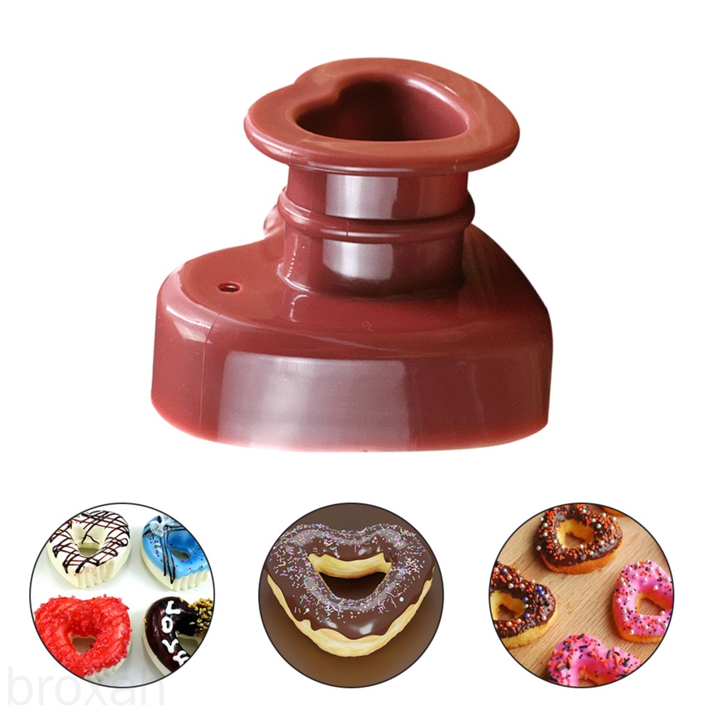 Khuôn Nhựa Làm Bánh Donut Hình Trái Tim