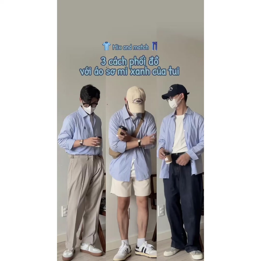 SANTÉ STUDIO - Áo sơ mi nam dài tay thêu hình nhỏ- RALA SHIRT. | BigBuy360 - bigbuy360.vn
