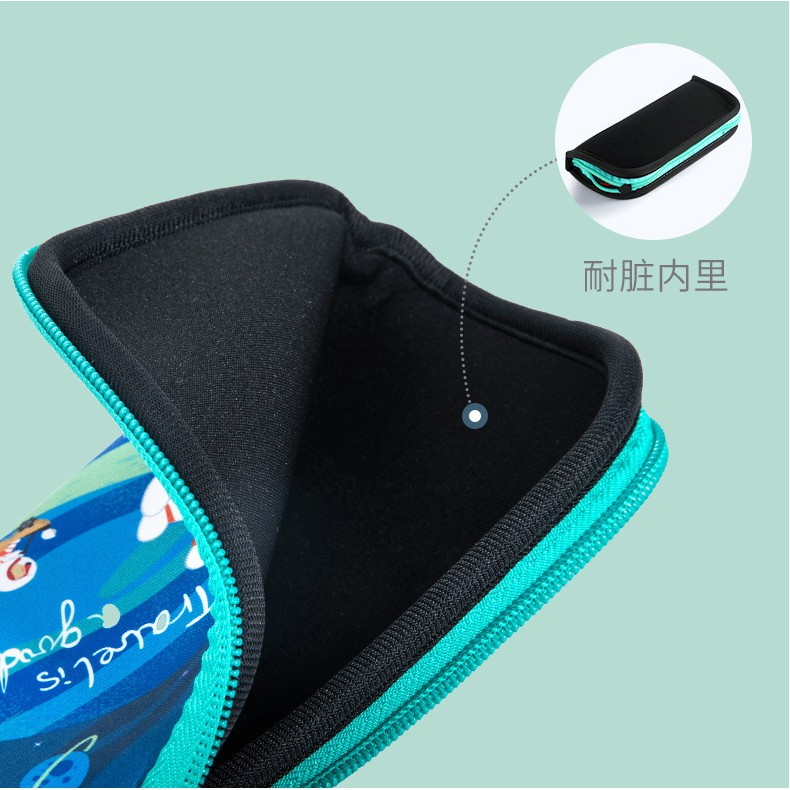 Hộp bút cao su Uek một ngăn, mềm, nhẹ