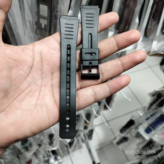 Dây Đeo Cao Su Màu Đen Thời Trang Cho CASIO F 91W F-91W