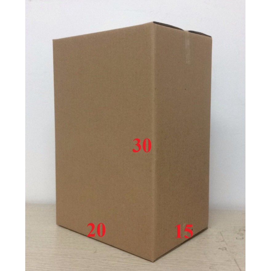 Hộp carton 20x15x30 cm, thùng ship COD