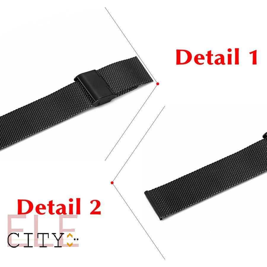 ✨COD✨Watch 20mm Buckle Metal Mesh Belt Air Smart Watch Strap Replacement Strap