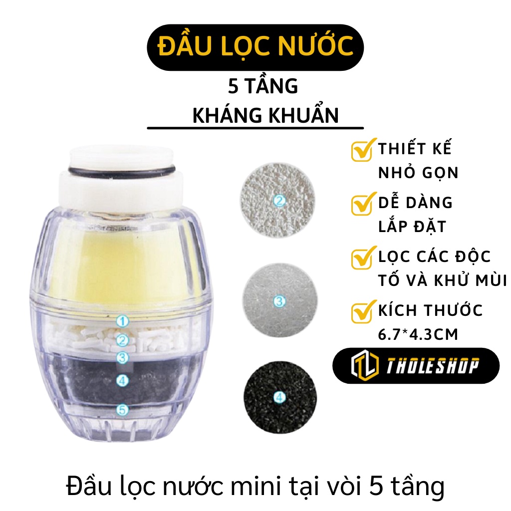 Đầu Lọc Nước - Đầu Lọc Nước Sinh Hoạt Tại Vòi 5 Tầng Với Tốc Độ Lọc Nhanh 6937