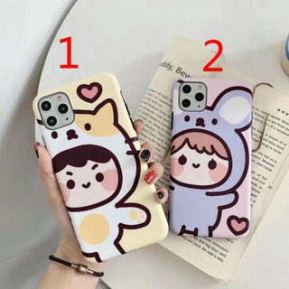 iphone 11 11 pro 11 pro max Cute Cartoon Girl Soft TPU Ốp lưng điện thoại
