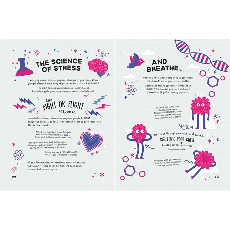 Sách Usborne - Sách thiếu nhi khoa học The unworry book