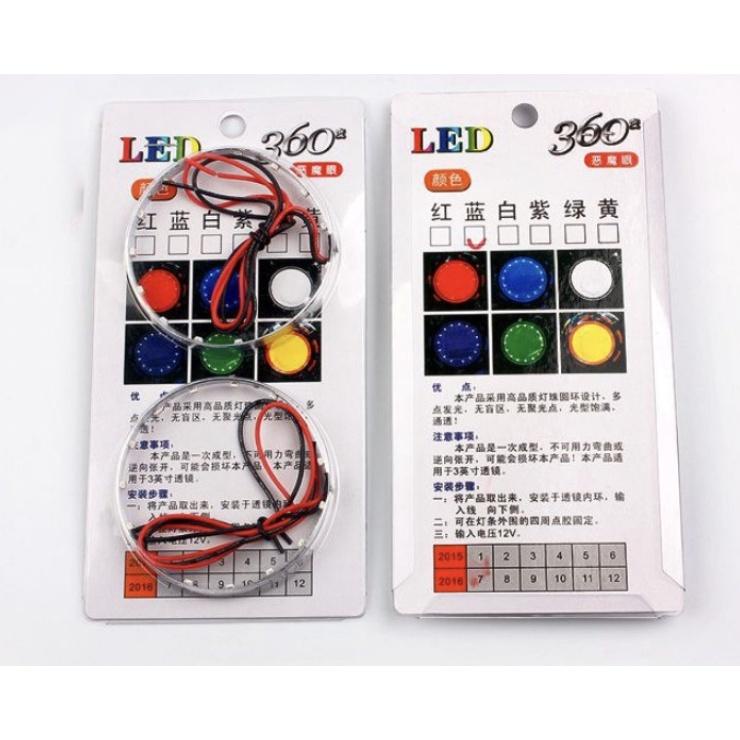 Vòng LED Mắt Quỷ Lắp Cho Bi LED Bi xenon