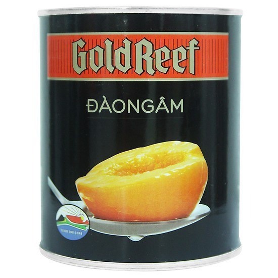 Đào ngâm Gold Reef 480g/825g