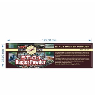 Vi Sinh BACTER POWDER ST-01 Cho Tép Cảnh