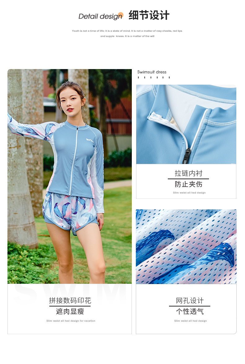 Đồ Bơi Liền Thân Tay Dài Thời Trang Cho Nữ 2021 | BigBuy360 - bigbuy360.vn