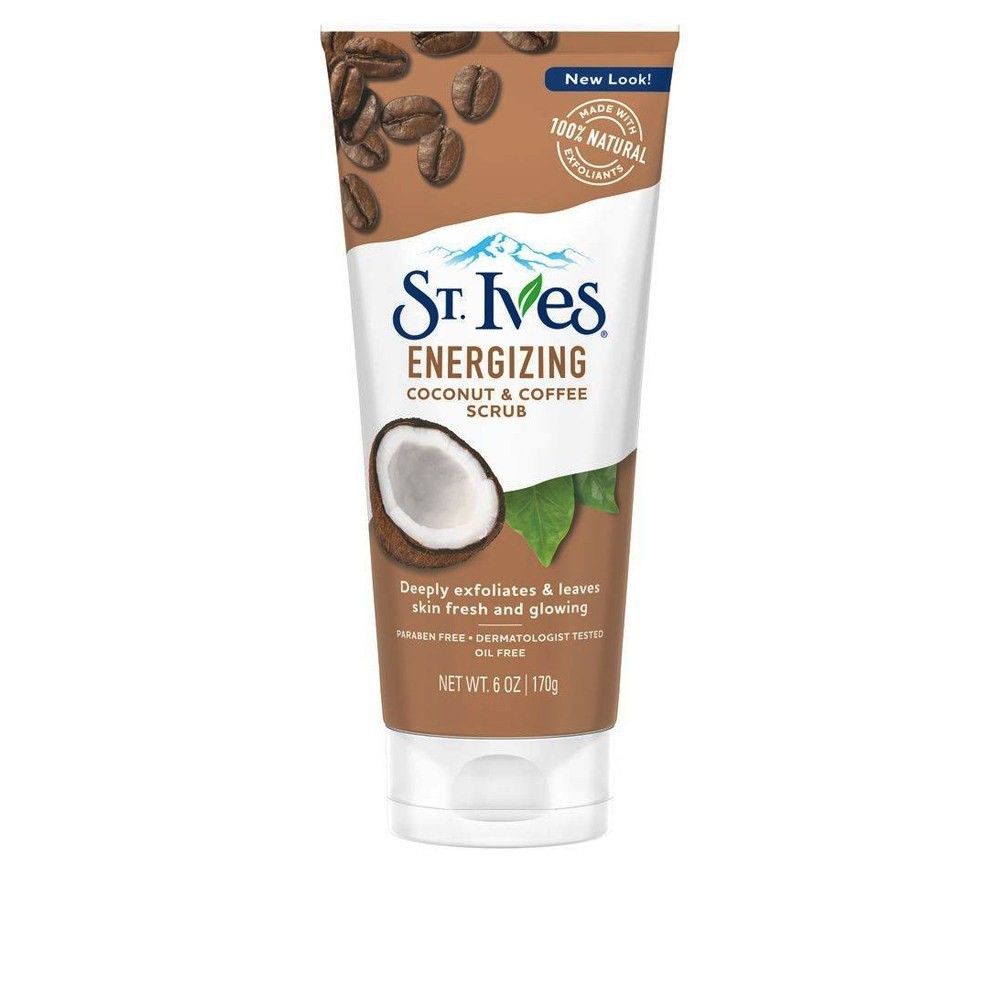 SỮA RỬA MẶT TẨY TẾ BÀO CHẾT DỪA CÀ PHÊ ST.IVES ENERGIZING COCONUT & COFFEE FACE SCRUB 170G