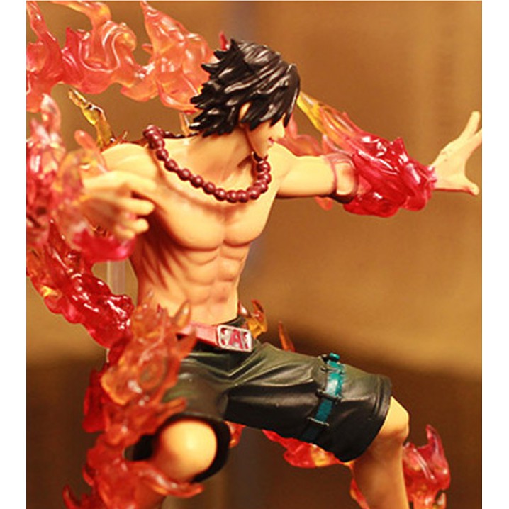 Mô hình One Piece - Mô Hình hỏa quyền Ace màu lửa đậm tươi rất sắc net loại 1