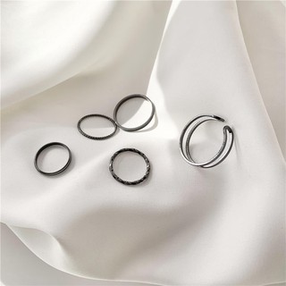 Bộ 5 chiếc nhẫn phong cách Hàn Quốc C40