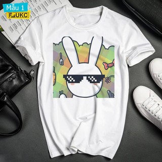 HOT SALE- Áo Thun In Hình Thỏ Bảy Màu Siêu Ngầu Giá Tốt F712L10