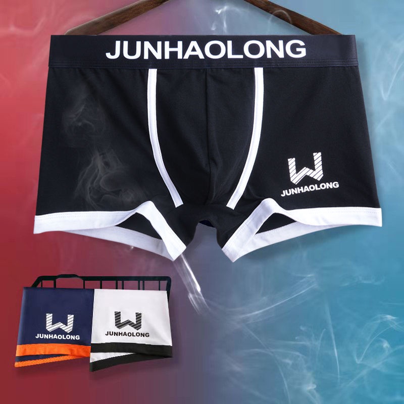 Quần lót boxer cotton lưng cao thời trang cho nam