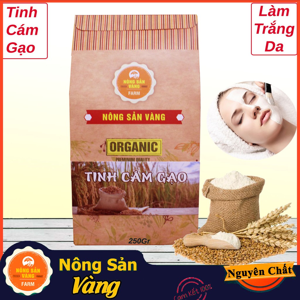 Tinh Cám Gạo Trắng Da - Nguyên Chất