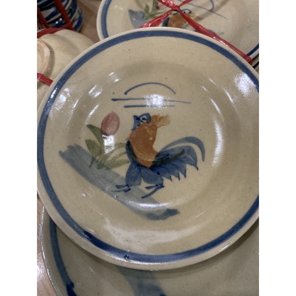 Sét 2 dĩa con gà 15. 5 cm