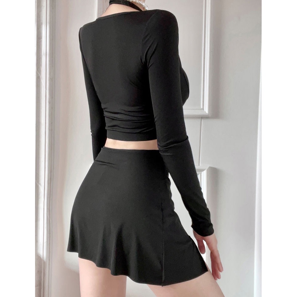 Bộ Đồ Bơi Thể Thao Dài Tay Phong Cách Hàn Quốc kj059