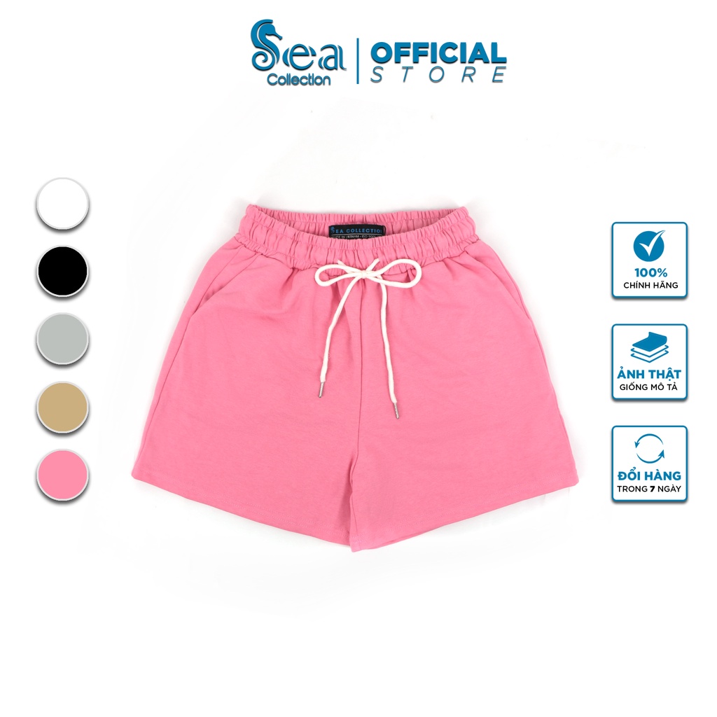 [Mã BMLTM50 giảm đến 50K đơn 99K] Quần Short Thun Nữ Sea Collection 5879 da cá dày mịn thoáng mát