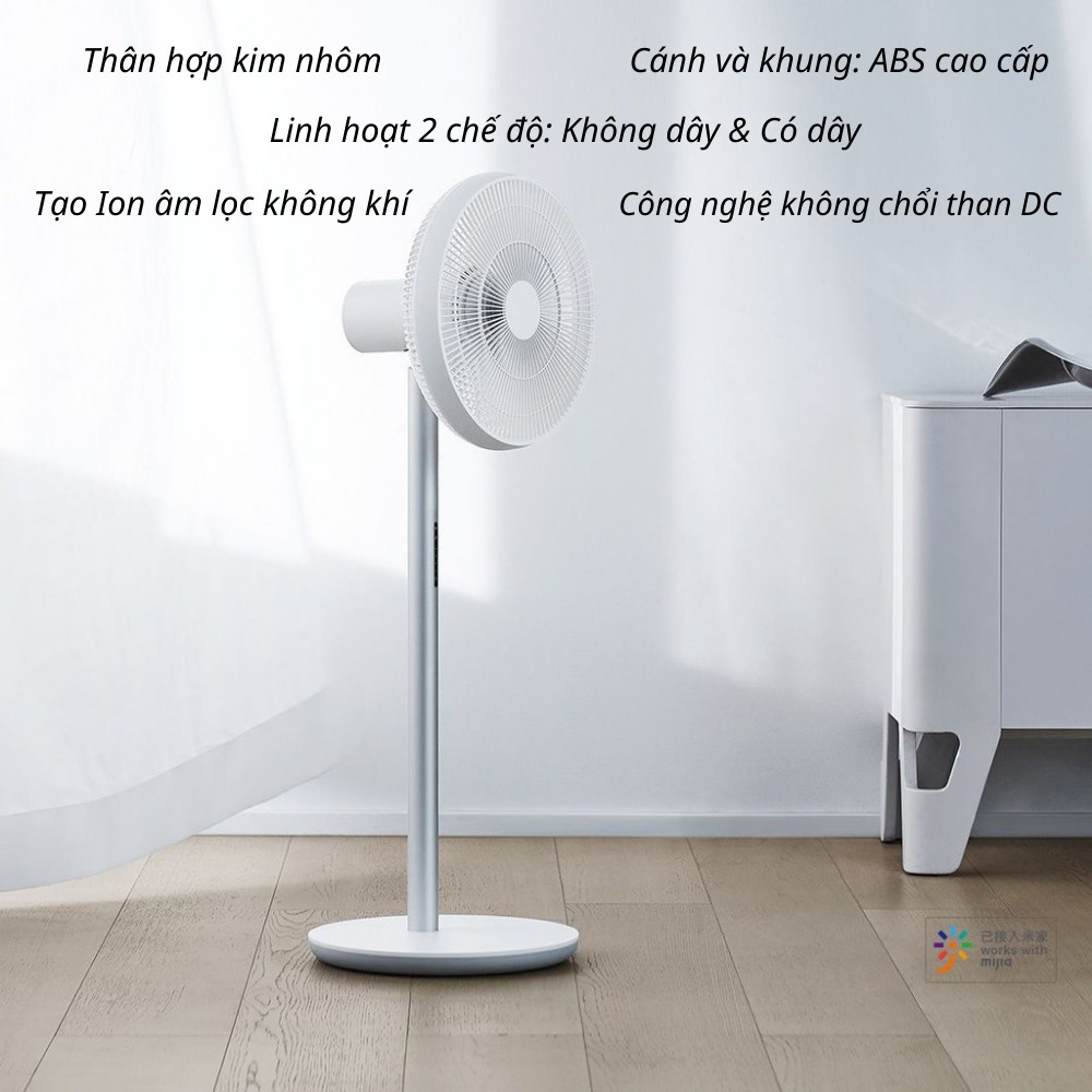 CHÍNH HÃNG Quạt đứng thông minh Xiaomi Smart Mi Gen 3 - Gen 3 Pro - Đặt phòng máy lạnh - BH 12 Tháng