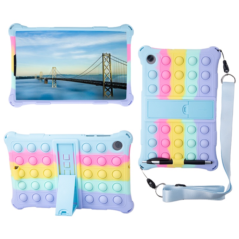 Ốp Máy Tính Bảng Mềm Họa Tiết Thổi Bong Bóng Cho Lenovo Tab M10 FHD Plus 10 3 3rd Gen 10.6 inch TB-125F M10 HD 2nd TB-X306F / X