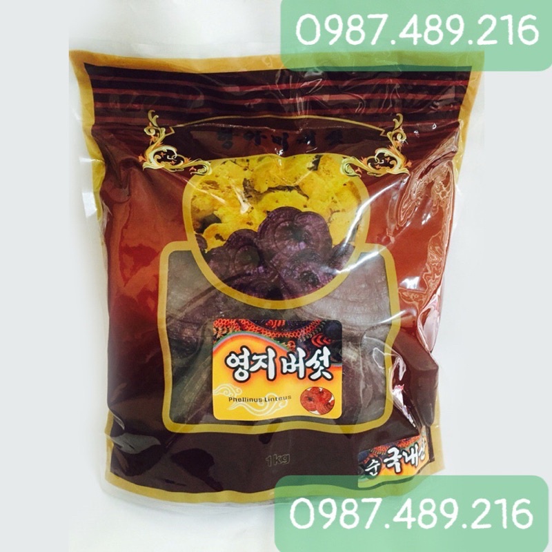 [HÀNG MỚI VỀ] Nấm Linh Chi Đỏ 6 Năm Tuổi Hàn Quốc Túi Nâu 1kg