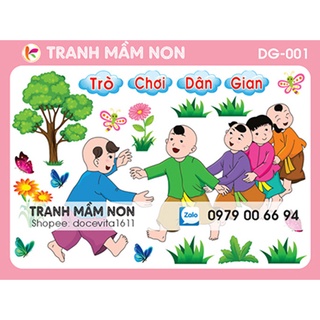 Decal mầm non-GÓC DÂN GIAN khổ lớn 127x80