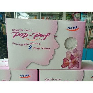 100 miếng bông tẩy trang Pop Puf