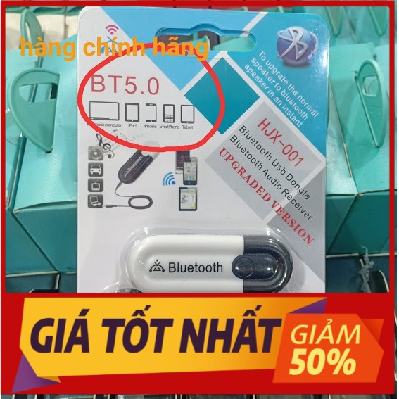 [FREESHIP] Usb Bluetooth Dongle 5.0 HJX -001 đúng chuẩn loại một kết nối siêu nhanh siêu xa