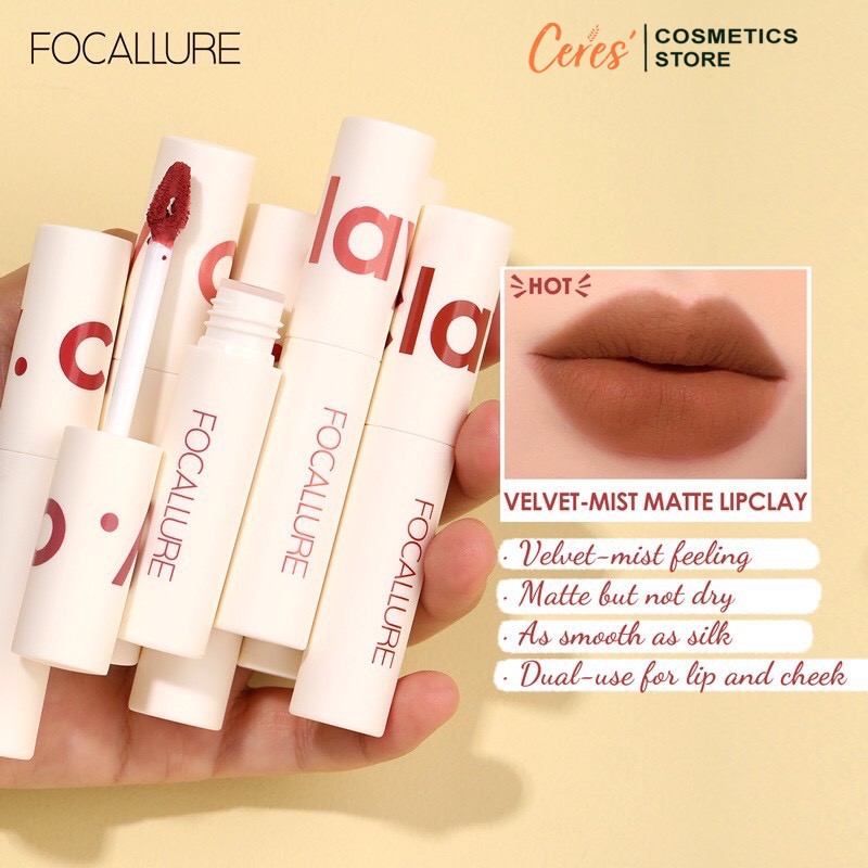 Son Kem Focallure - Son Kem Lì Màu Nhung Mịn 16g | BigBuy360 - bigbuy360.vn