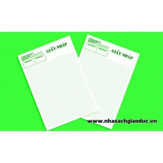 Giấy nháp (1 bloc 2.000 tờ)