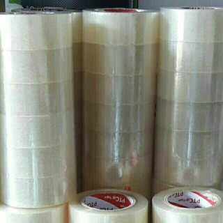 BĂNG KEO TRONG 1 CÂY 6 CUỘN 4F8 50MIC LỎI 4MM 1.KG2 100Y GIÁ RẺ