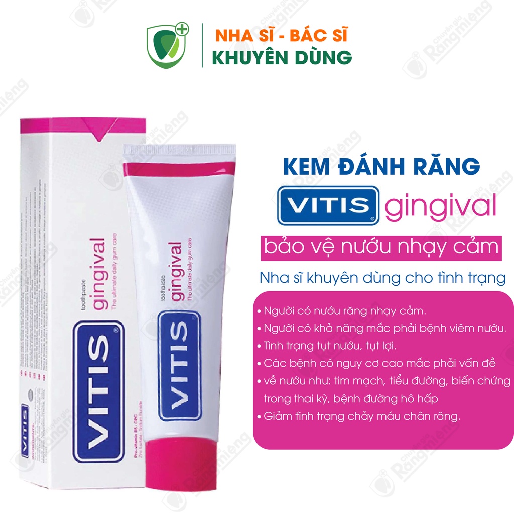 Kem Đánh Răng Chăm Sóc Nướu Răng Vitis Gingival Toothpaste 100ML