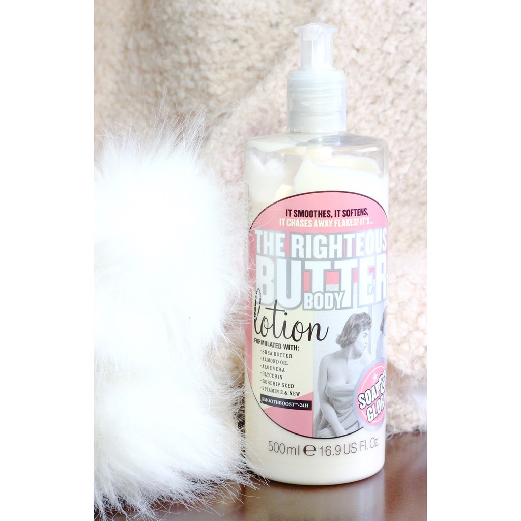 [mẫu mới] Sữa dưỡng thể Soap and Glory THE RIGHTEOUS BUTTER™ BODY LOTION 500ml