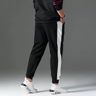 Quần Jogger Nam Nữ Trơn Basic Thể Thao 3 Sọc Trơn