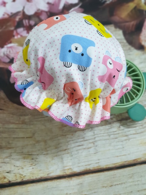 Mũ bèo thun cotton mềm mại cho bé 0-3m