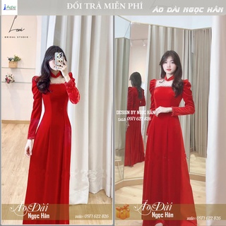 Áo dài cô dâu cưới hỏi ad26