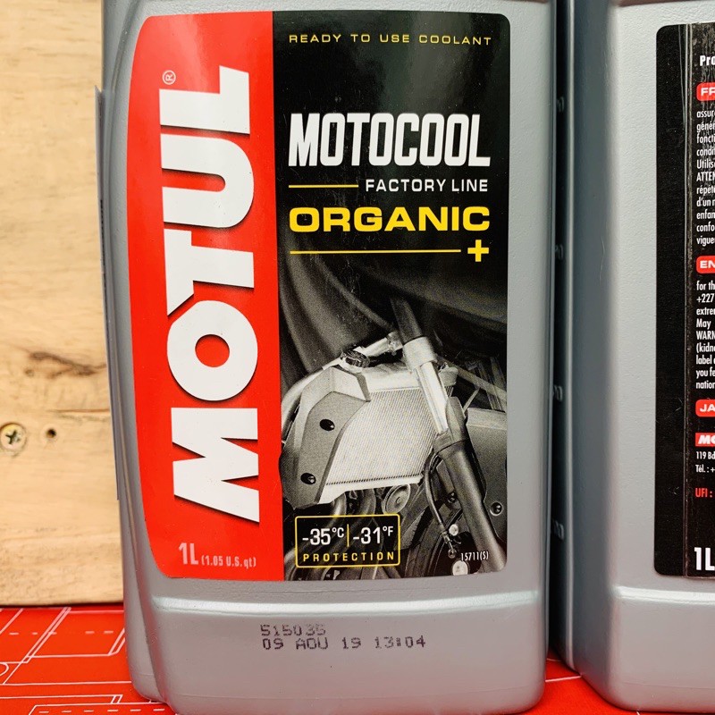 Nước Làm Mát Motul MOTOCOOL Factory Line Organic + Motorcycle Coolant / Antifreeze Made in France