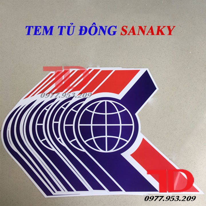 Combo 10 tem tủ đông SANAKY loại đại mẫu 1