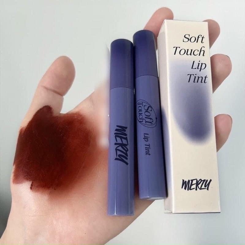 Son Kem Siêu Lì, Siêu Mịn Môi Merzy Soft Touch Lip Tint 3g