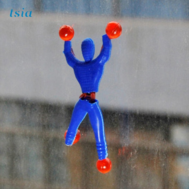 Ts- Đồ Chơi Dính Tường Nhân Vật Nhện Leo Trèo Giải Tỏa Căng Thẳng Sản Phẩm Hữu