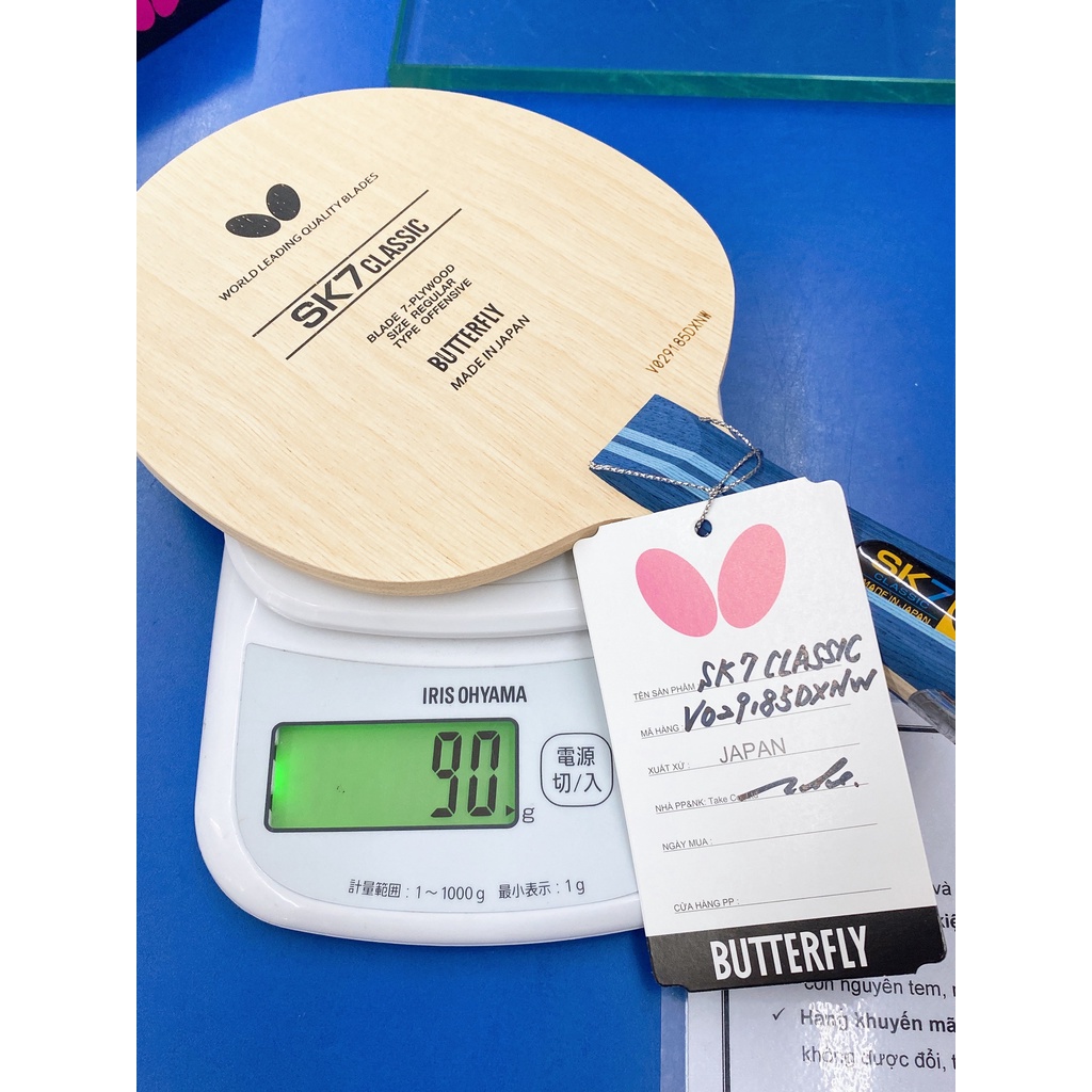 Cốt Vợt Bóng Bàn Butterfly SK7 CLASSIC Chính Hãng Butterfly Made In Japan