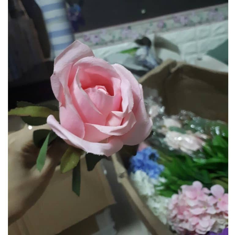hoa giả - hoa hồng lụa cao cấp
