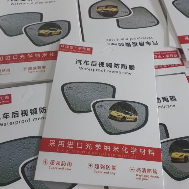 Miếng dán chống nước gương oto